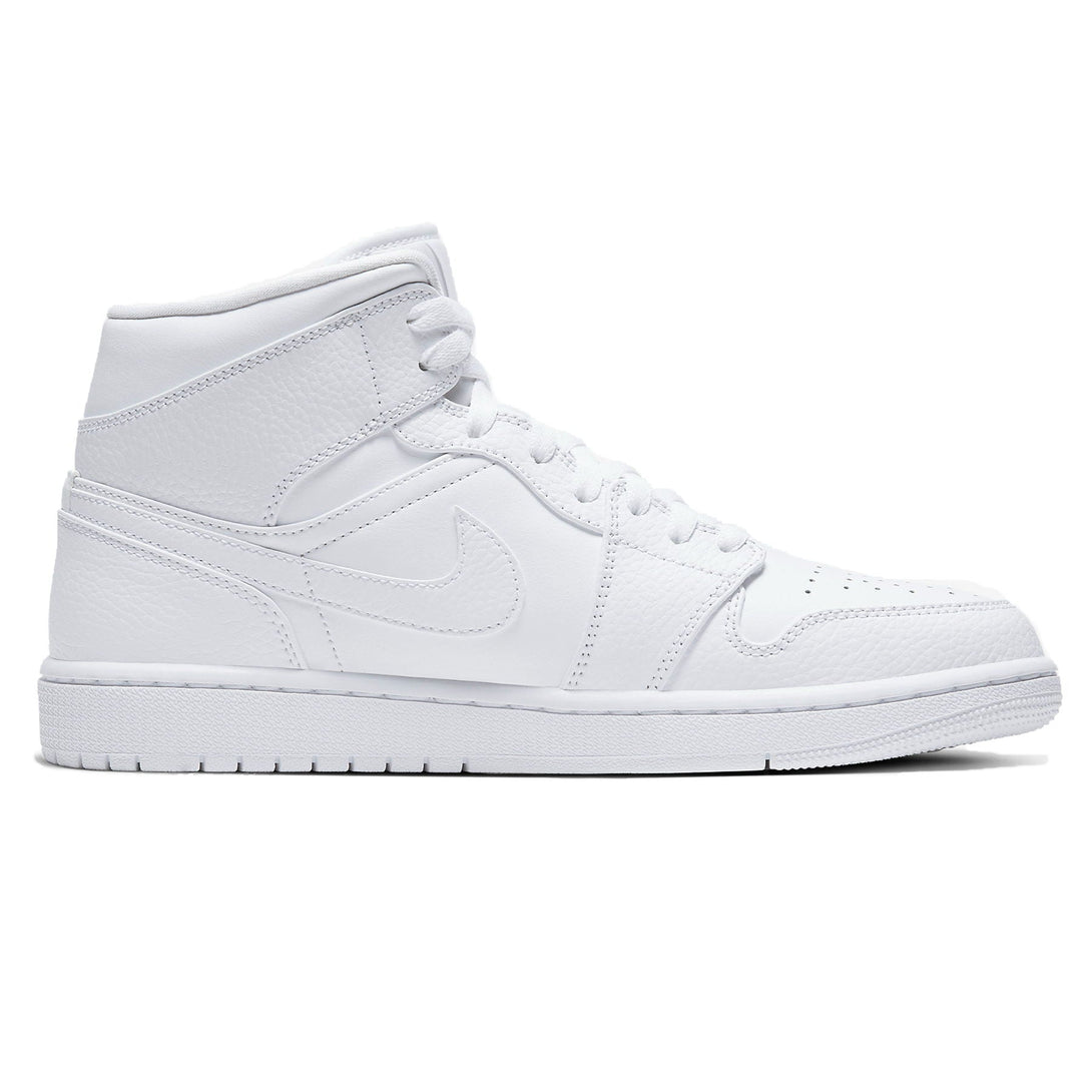 Air Jordan 1 Mid 'Triple White'- Streetwear Fashion - lacezy.com