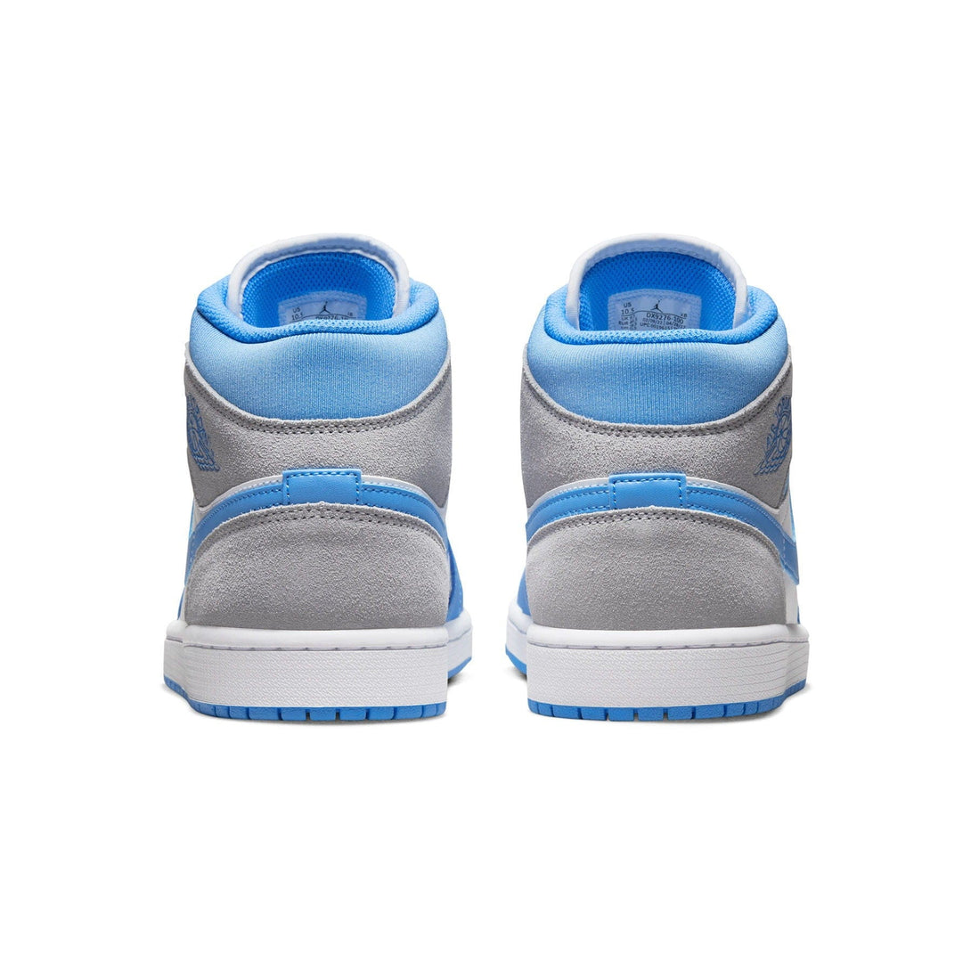 Air Jordan 1 Mid 'University Blue Grey'- Streetwear Fashion - lacezy.com