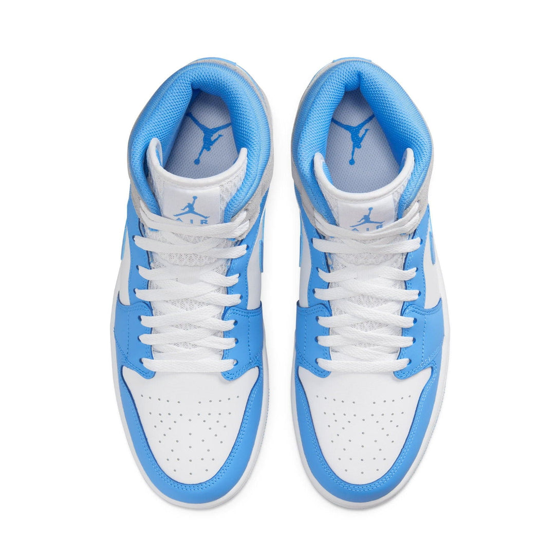 Air Jordan 1 Mid 'University Blue Grey'- Streetwear Fashion - lacezy.com