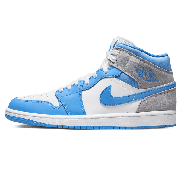 Air Jordan 1 Mid 'University Blue Grey'- Streetwear Fashion - lacezy.com