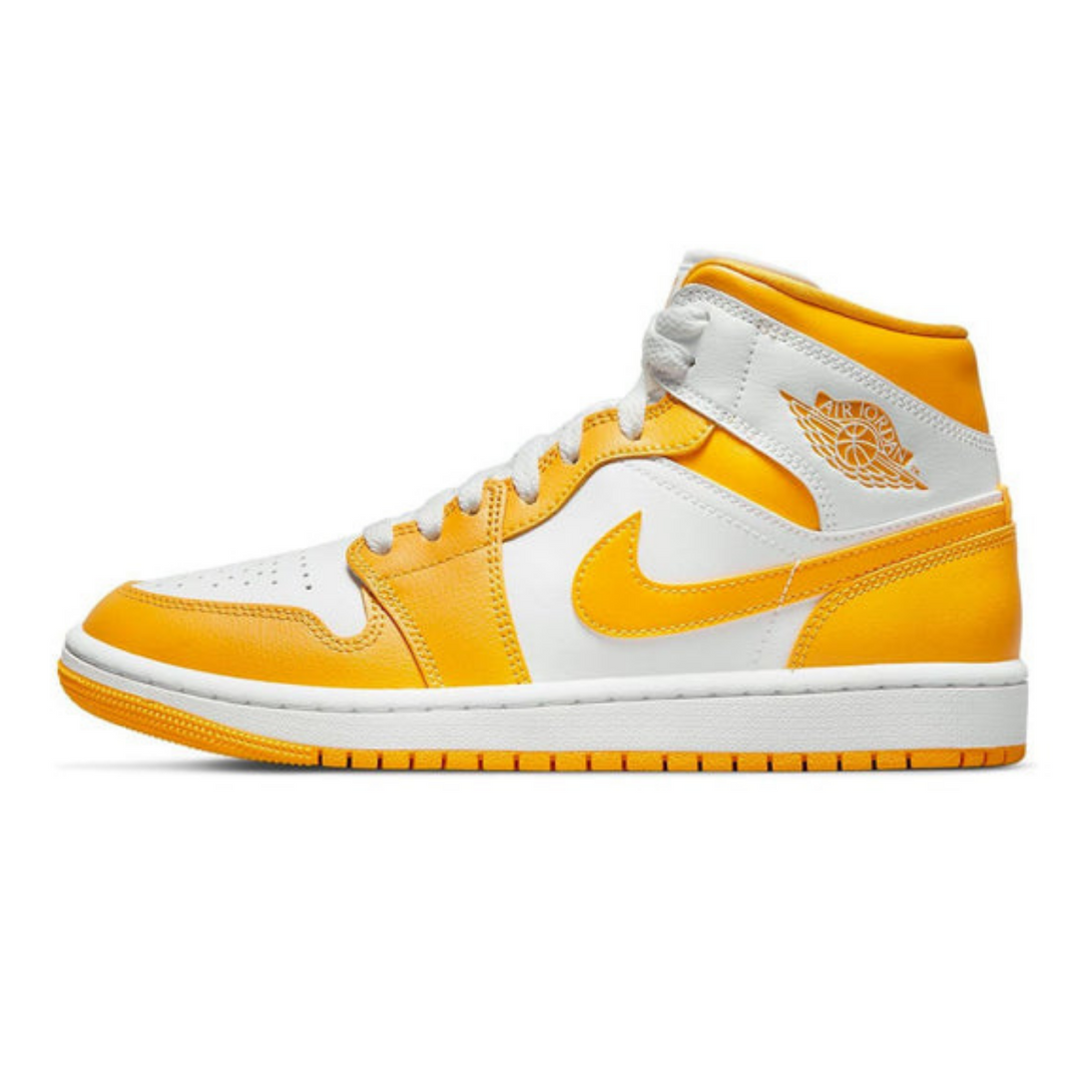 Air Jordan 1 Mid 'University Gold' Wmns- Streetwear Fashion - lacezy.com