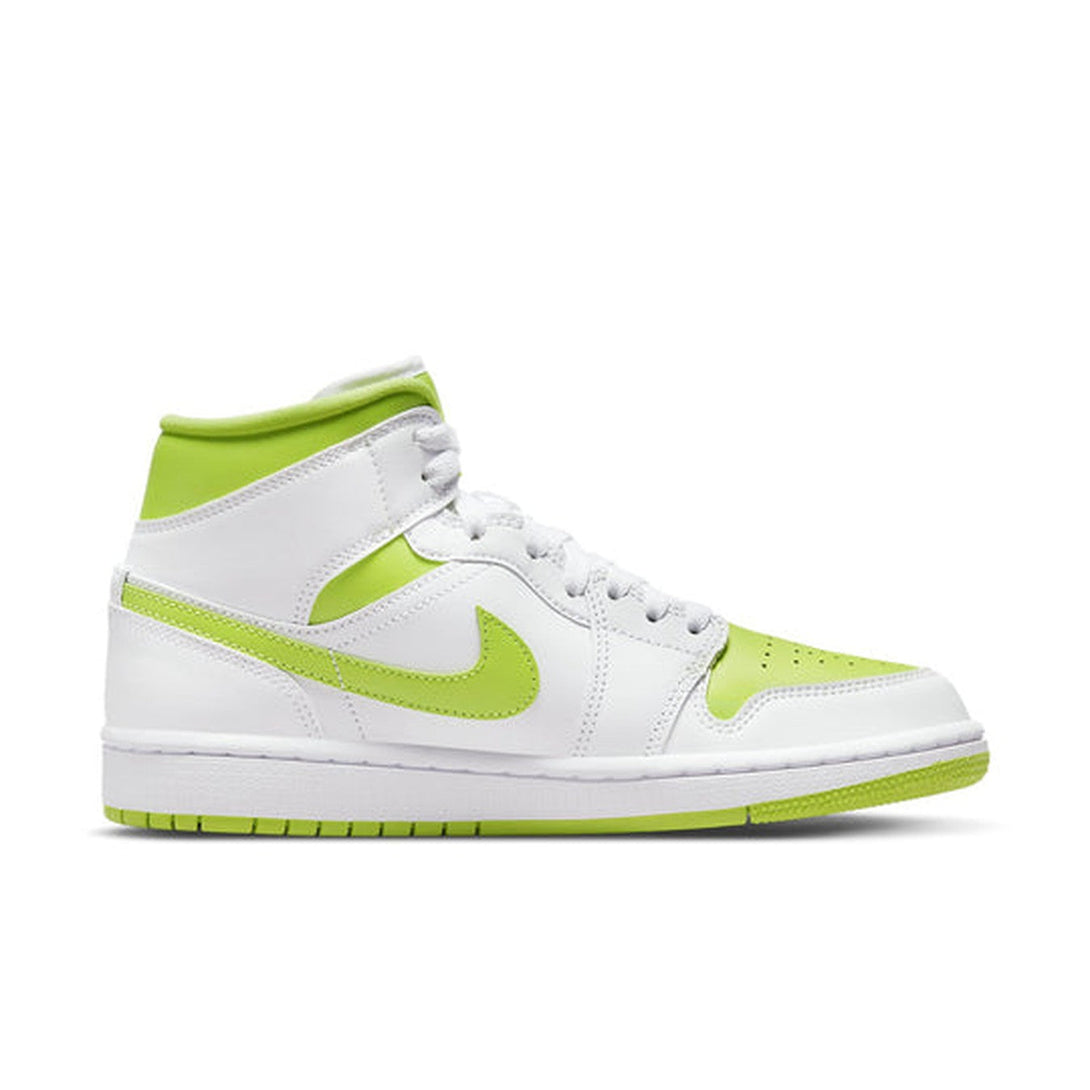 Air Jordan 1 Mid 'White Lime' Wmns- Streetwear Fashion - lacezy.com