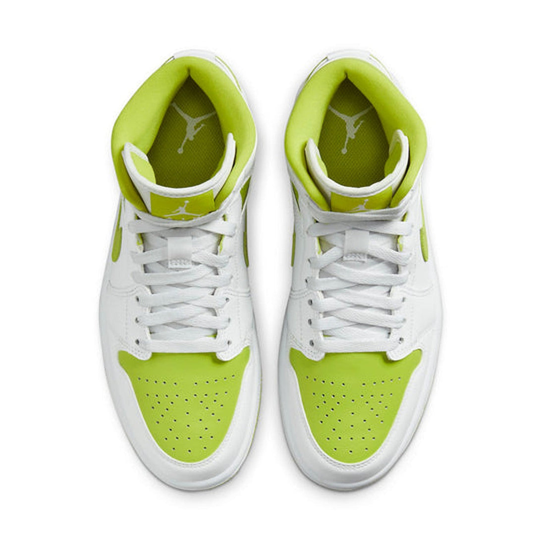 Air Jordan 1 Mid 'White Lime' Wmns- Streetwear Fashion - lacezy.com