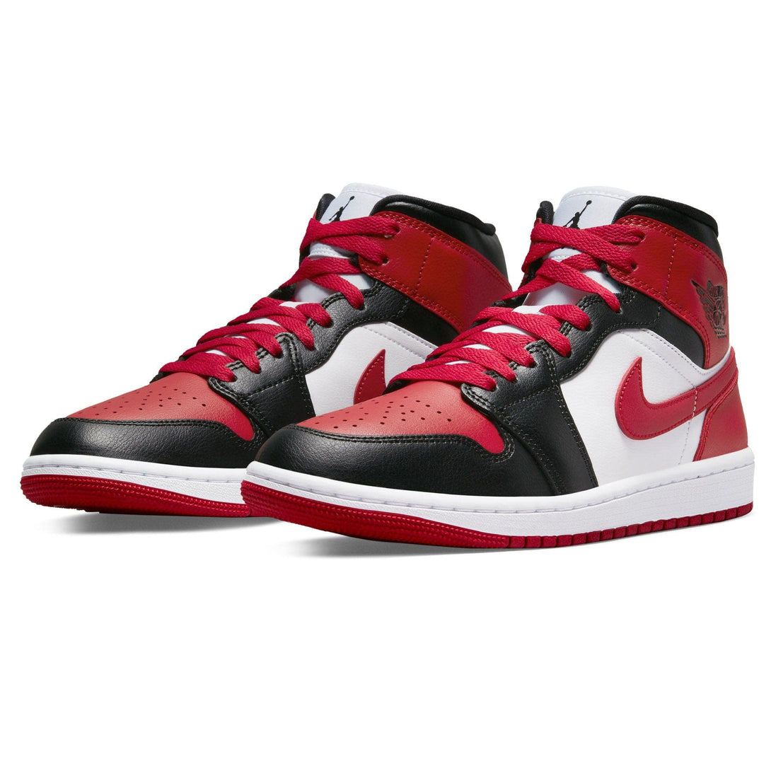 Air Jordan 1 Mid Wmns 'Alternate Bred Toe'- Streetwear Fashion - lacezy.com