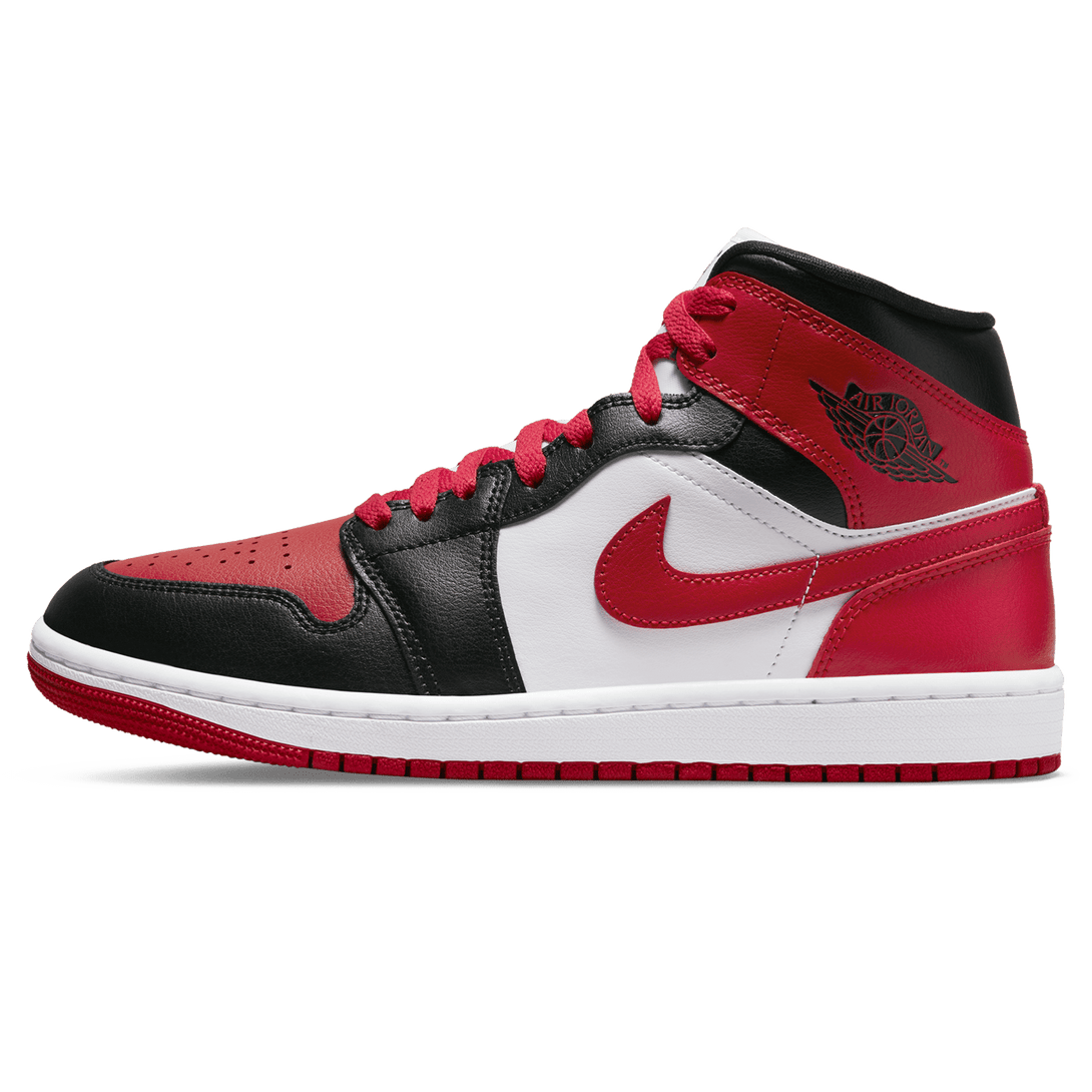 Air Jordan 1 Mid Wmns 'Alternate Bred Toe'- Streetwear Fashion - lacezy.com