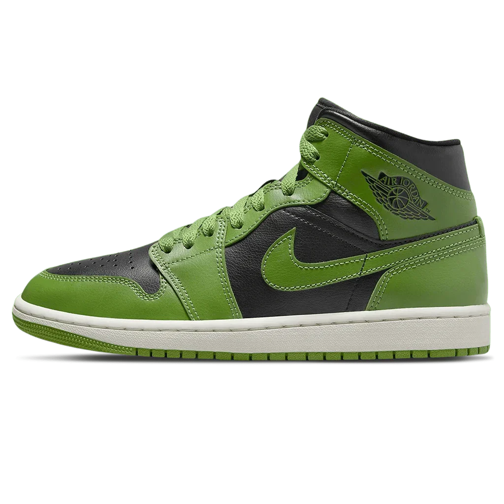 Air Jordan 1 Mid Wmns 'Altitude Green'- Streetwear Fashion - lacezy.com