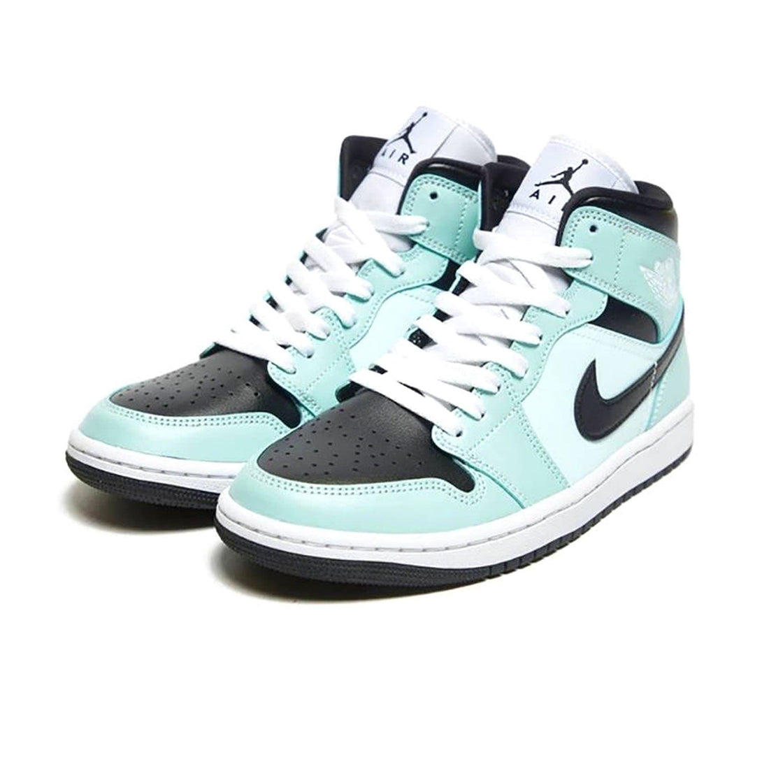 Air Jordan 1 Mid Wmns 'Aqua Blue Tint'- Streetwear Fashion - lacezy.com