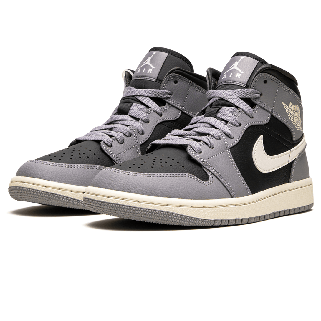 Air Jordan 1 Mid Wmns 'Cement Grey'- Streetwear Fashion - lacezy.com