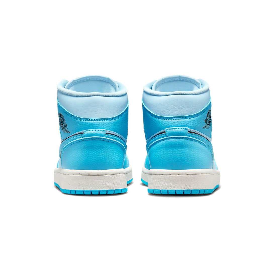 Air Jordan 1 Mid Wmns 'Ice Blue'- Streetwear Fashion - lacezy.com