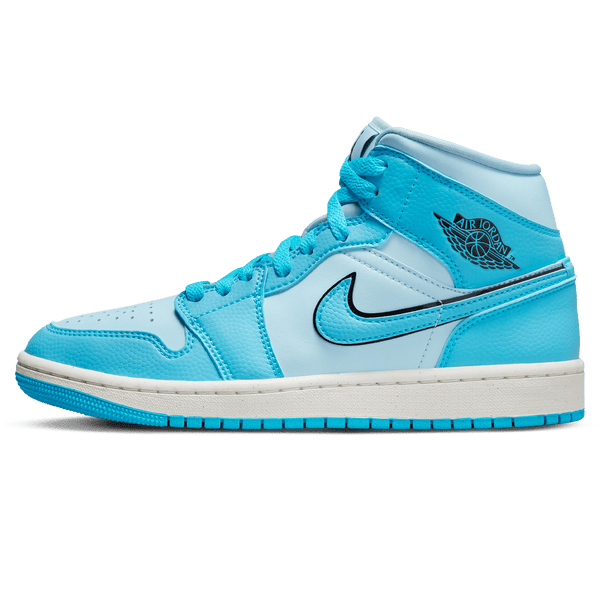 Air Jordan 1 Mid Wmns 'Ice Blue'- Streetwear Fashion - lacezy.com