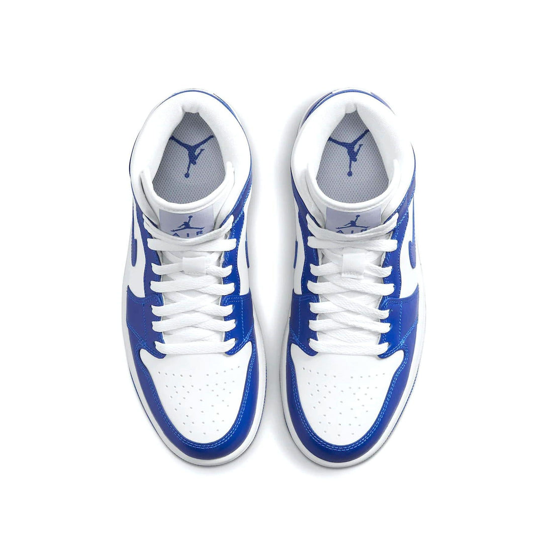 Air Jordan 1 Mid Wmns 'Kentucky Blue'- Streetwear Fashion - lacezy.com