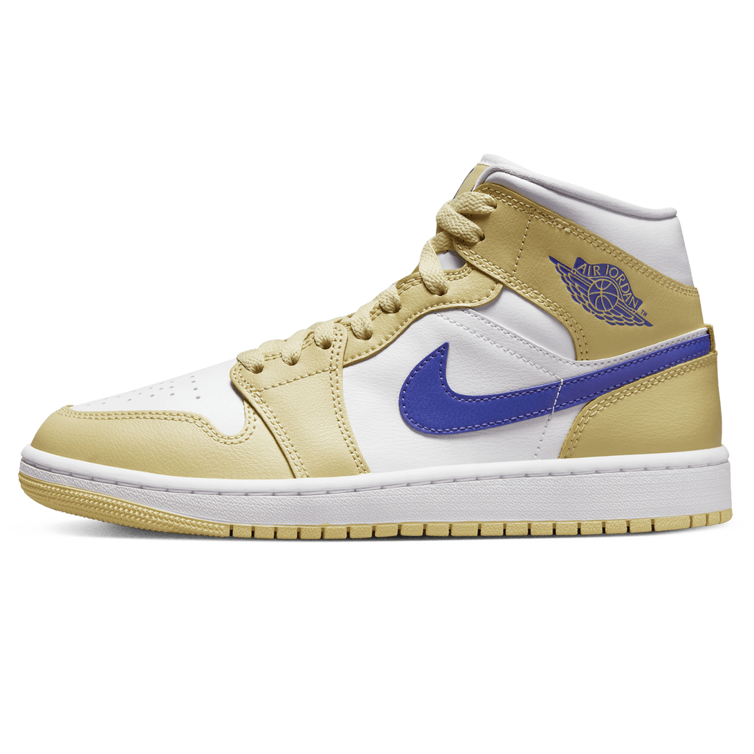 Air Jordan 1 Mid Wmns 'Lemon Wash'- Streetwear Fashion - lacezy.com