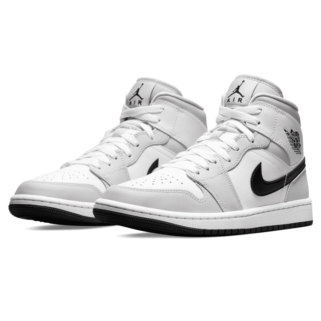 Air Jordan 1 Mid Wmns 'Light Smoke Grey'- Streetwear Fashion - lacezy.com