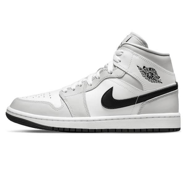 Air Jordan 1 Mid Wmns 'Light Smoke Grey'- Streetwear Fashion - lacezy.com