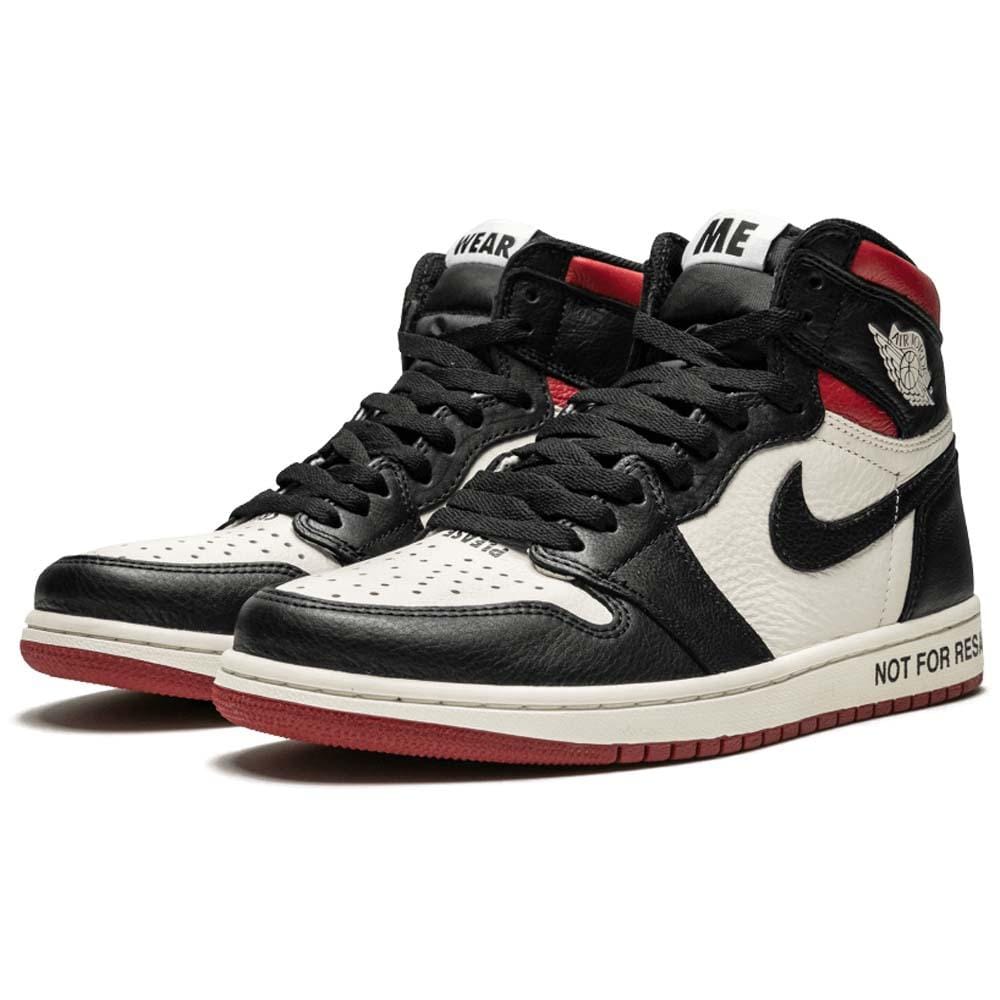 Air Jordan 1 Not For Resale Sail Black- Streetwear Fashion - lacezy.com