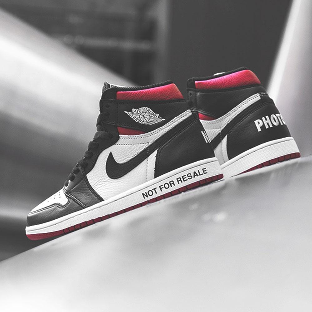 Air Jordan 1 Not For Resale Sail Black- Streetwear Fashion - lacezy.com