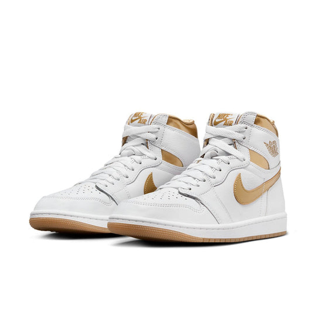 Air Jordan 1 OG 'White Metallic Gold' Wmns- Streetwear Fashion - lacezy.com