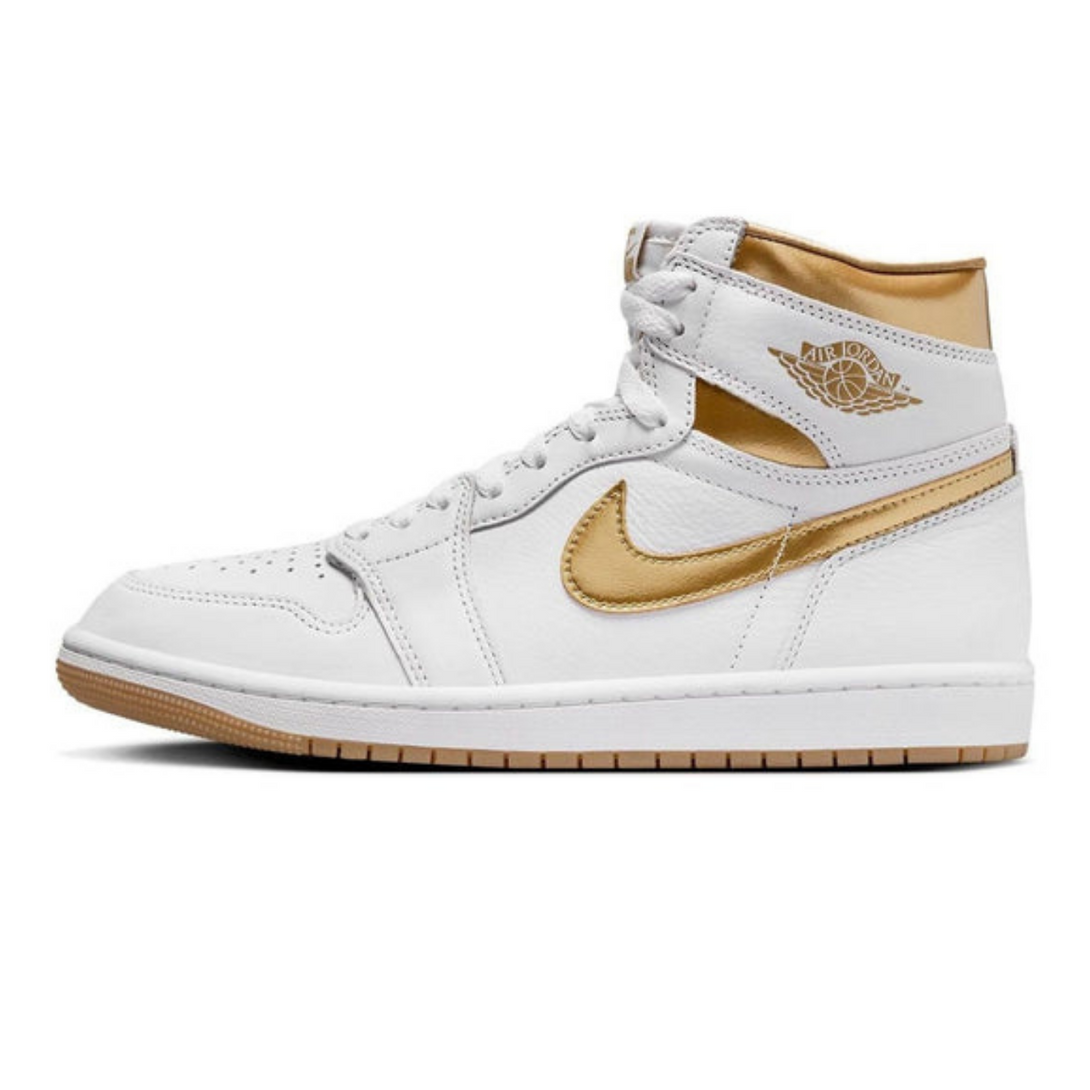 Air Jordan 1 OG 'White Metallic Gold' Wmns- Streetwear Fashion - lacezy.com