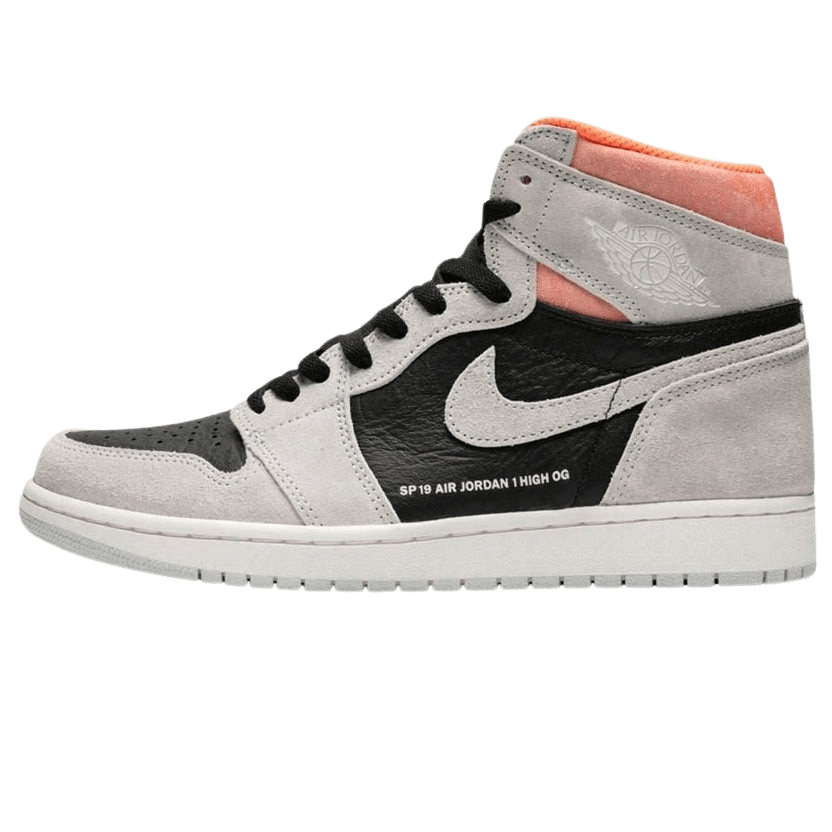 Air Jordan 1 Retro Grey Crimson- Streetwear Fashion - lacezy.com