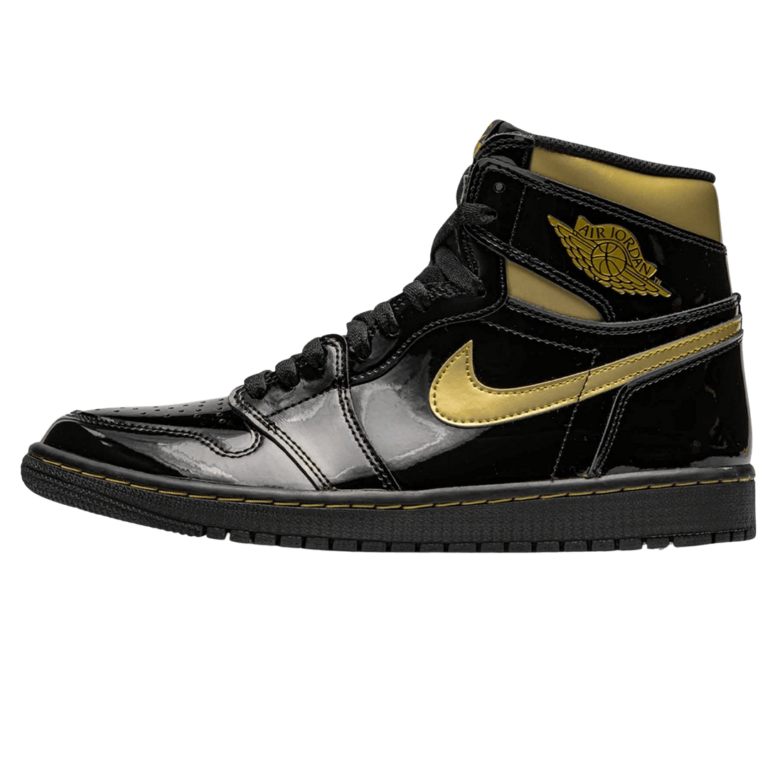 Air Jordan 1 Retro High OG 'Black Metallic Gold'- Streetwear Fashion - lacezy.com