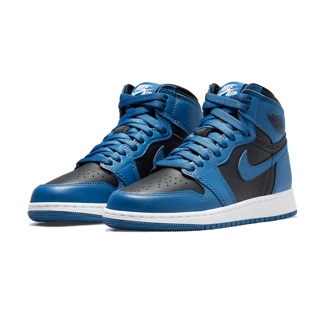 Air Jordan 1 Retro High OG GS 'Dark Marina Blue'- Streetwear Fashion - lacezy.com