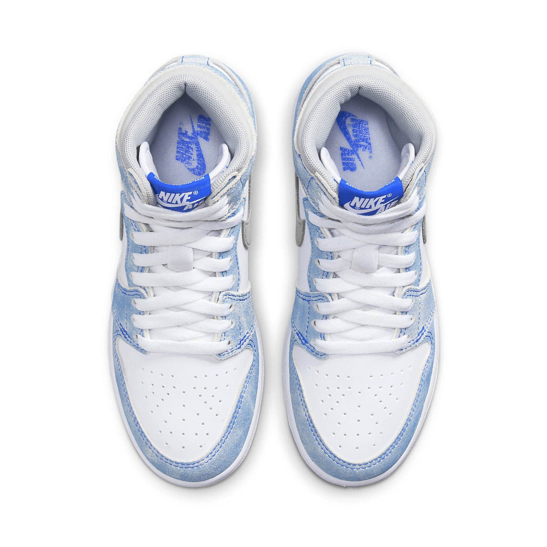 Air Jordan 1 Retro High OG GS 'Hyper Royal'- Streetwear Fashion - lacezy.com