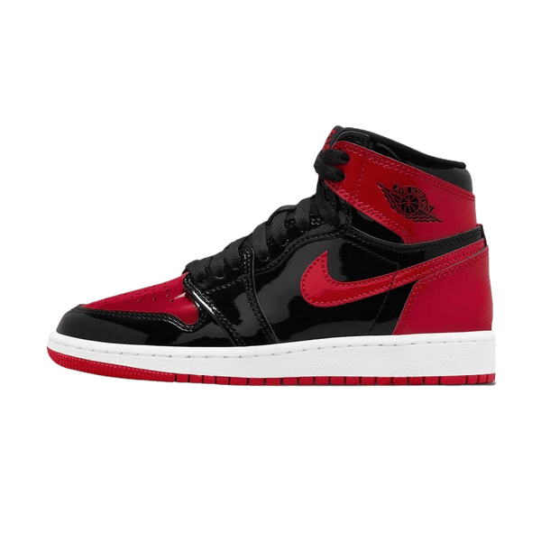 Air Jordan 1 Retro High OG GS 'Patent Bred'- Streetwear Fashion - lacezy.com