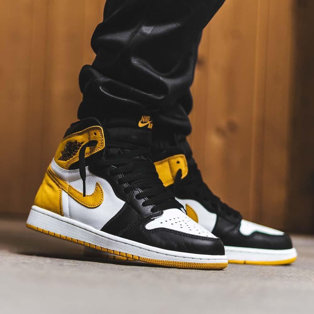 Air Jordan 1 Retro High OG "Yellow Ochre"- Streetwear Fashion - lacezy.com