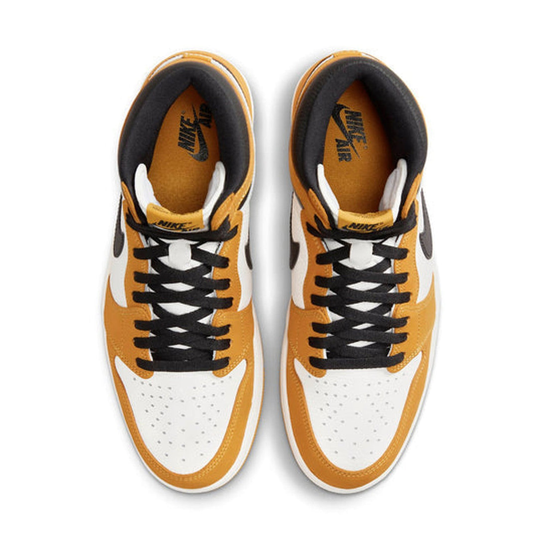 Air Jordan 1 Retro High OG 'Yellow Ochre'- Streetwear Fashion - lacezy.com