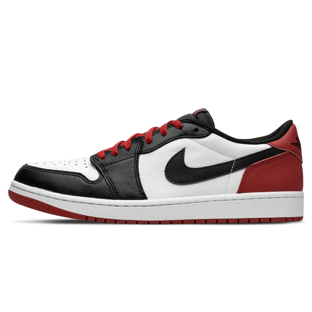 Air Jordan 1 Retro Low OG 'Black Toe'- Streetwear Fashion - lacezy.com