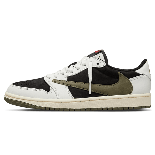 Air Jordan 1 Retro Low OG x Travis Scott Wmns 'Olive'- Streetwear Fashion - lacezy.com