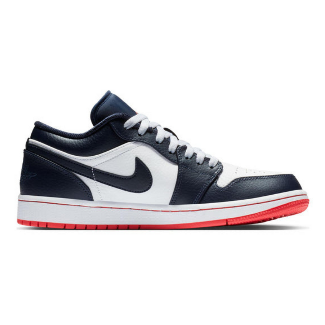 Air Jordan 1 Retro Low 'Obsidian Ember Glow'- Streetwear Fashion - lacezy.com