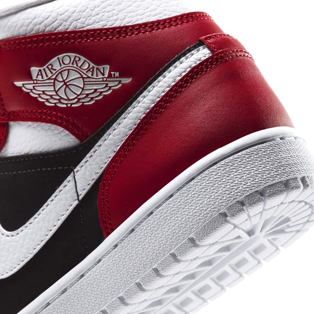 Air Jordan 1 Wmns Mid 'Gym Red Black'- Streetwear Fashion - lacezy.com