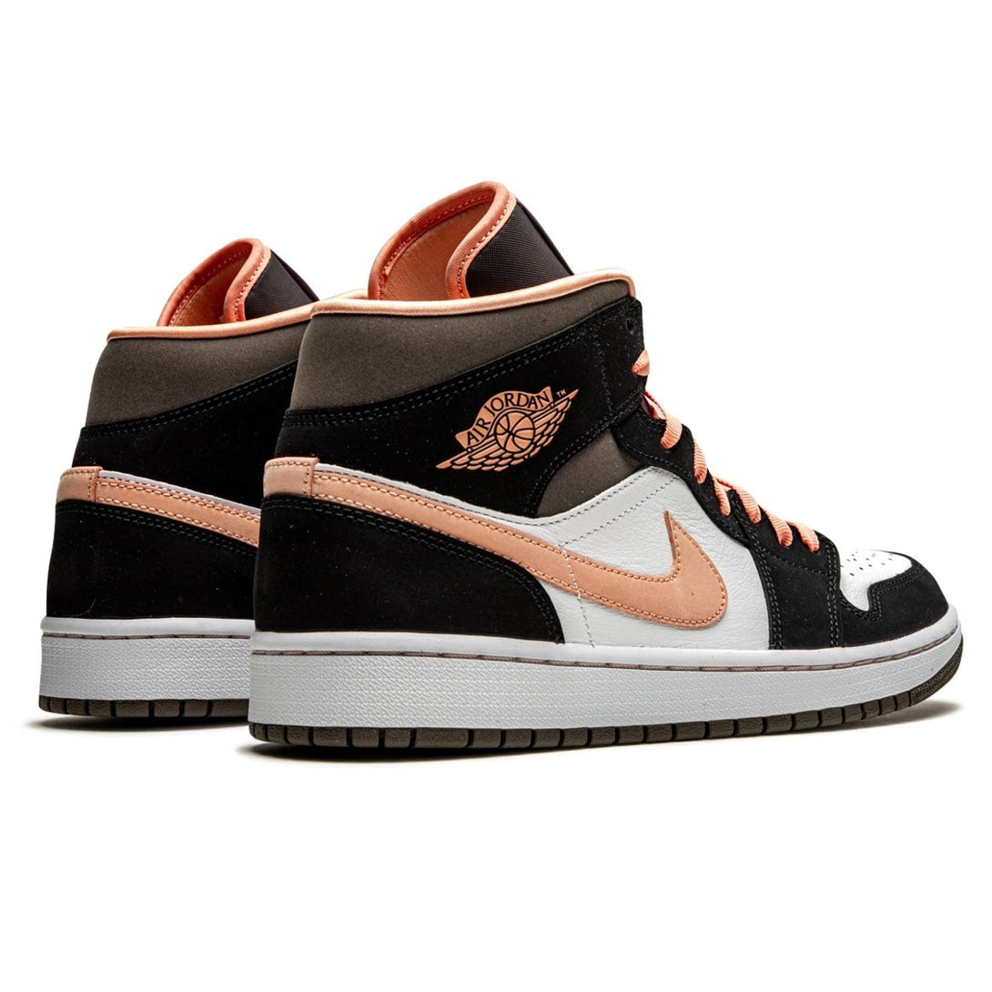 Air Jordan 1 Wmns Mid SE 'Peach Mocha'- Streetwear Fashion - lacezy.com