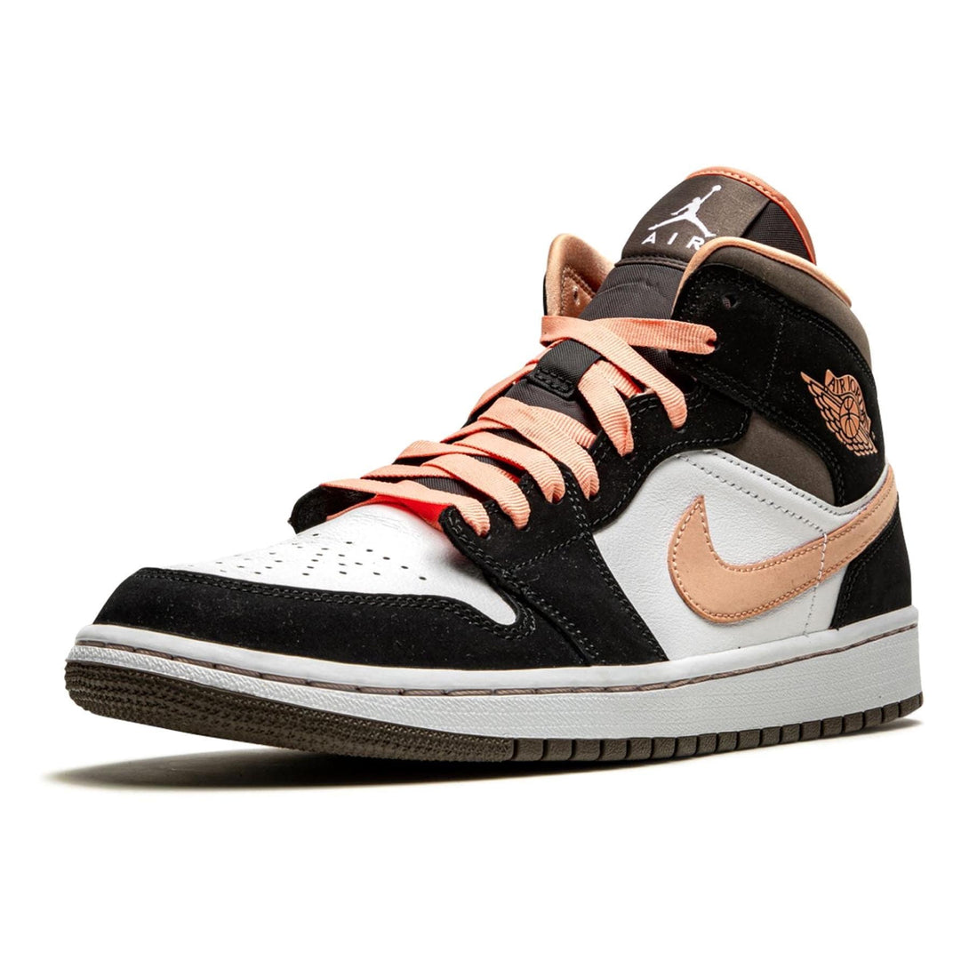 Air Jordan 1 Wmns Mid SE 'Peach Mocha'- Streetwear Fashion - lacezy.com