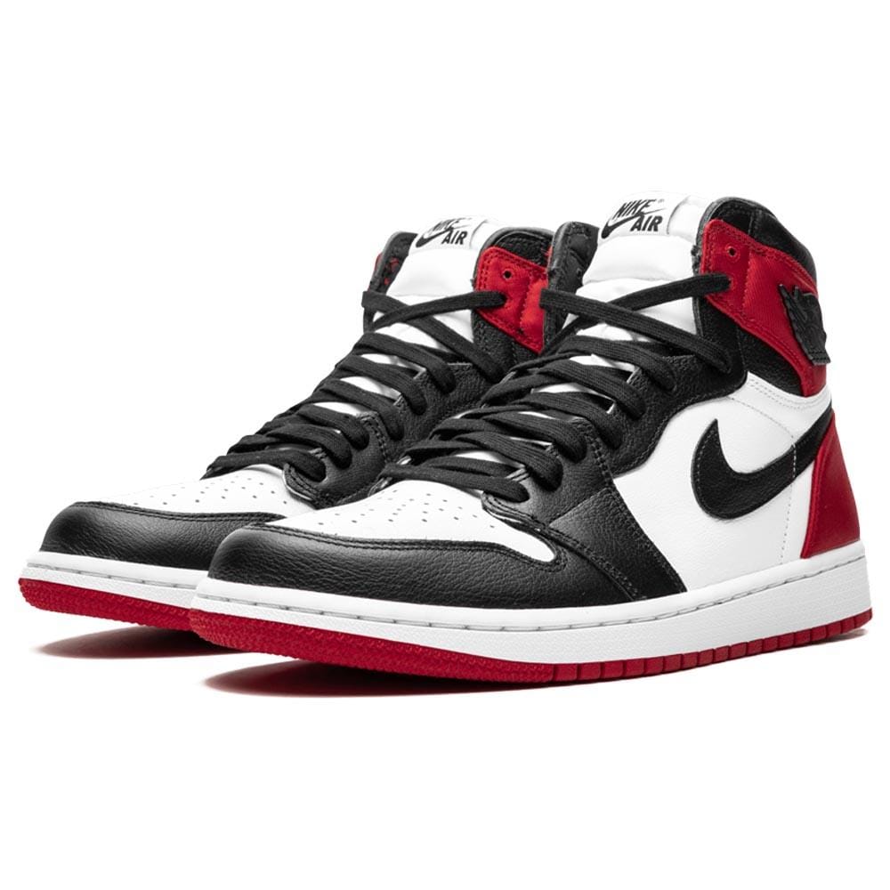 Air Jordan 1 Wmns Retro High 'Satin Black Toe'- Streetwear Fashion - lacezy.com