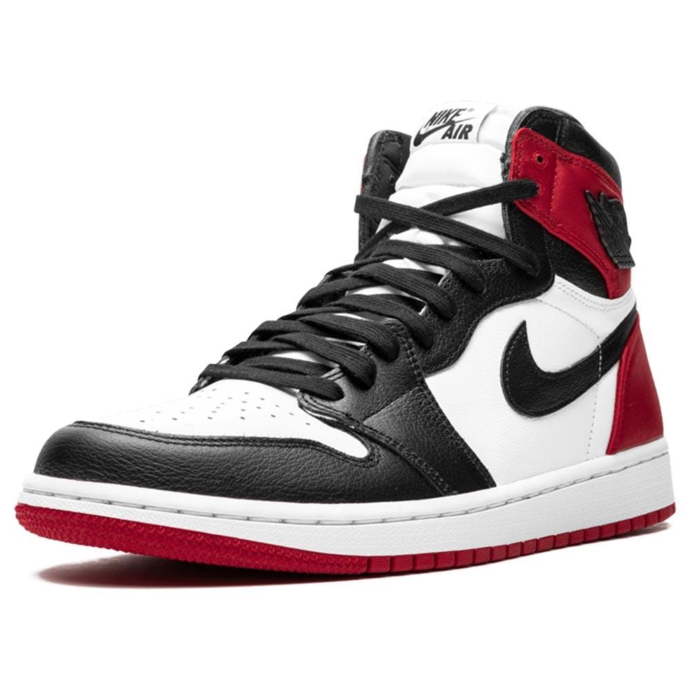 Air Jordan 1 Wmns Retro High 'Satin Black Toe'- Streetwear Fashion - lacezy.com