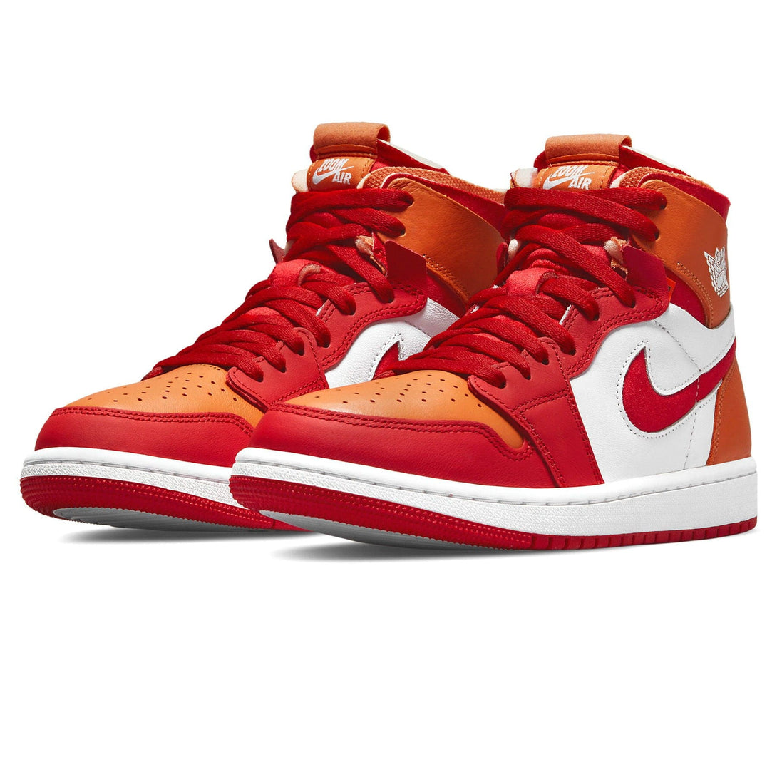 Air Jordan 1 Zoom Air Comfort Wmns 'Fire Red Hot Curry'- Streetwear Fashion - lacezy.com