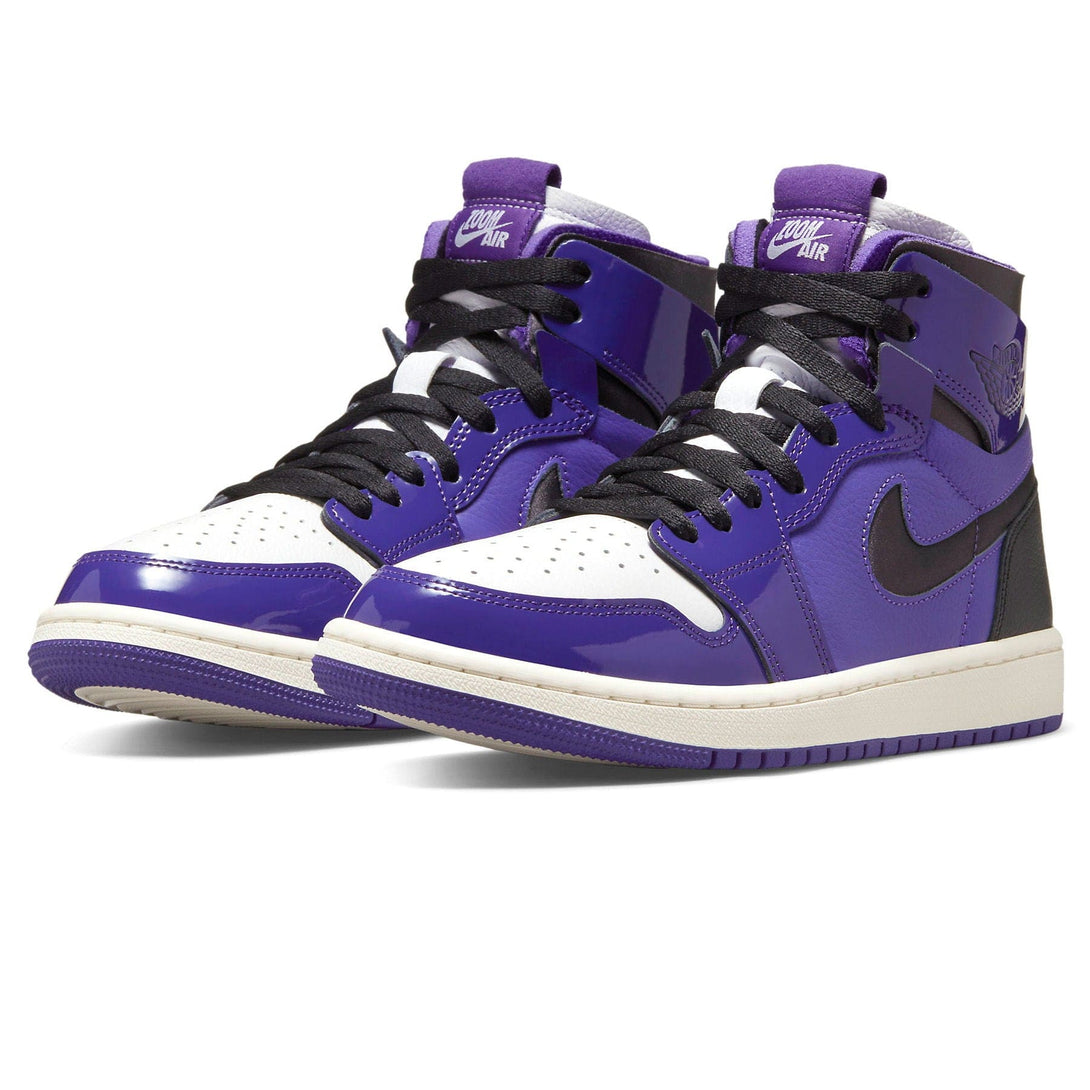 Air Jordan 1 Zoom Comfort Wmns 'Court Purple Patent'- Streetwear Fashion - lacezy.com