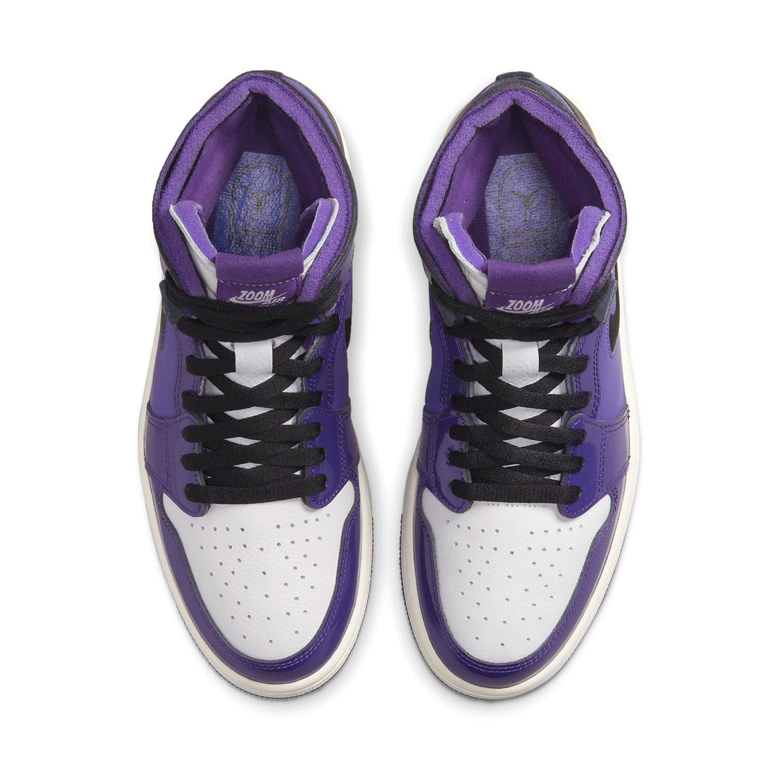 Air Jordan 1 Zoom Comfort Wmns 'Court Purple Patent'- Streetwear Fashion - lacezy.com