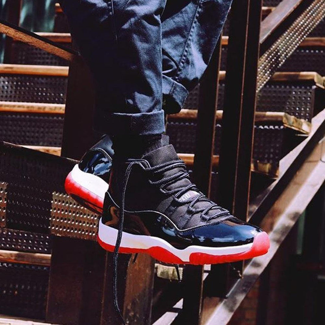 Air Jordan 11 Retro 'Bred' 2019- Streetwear Fashion - lacezy.com