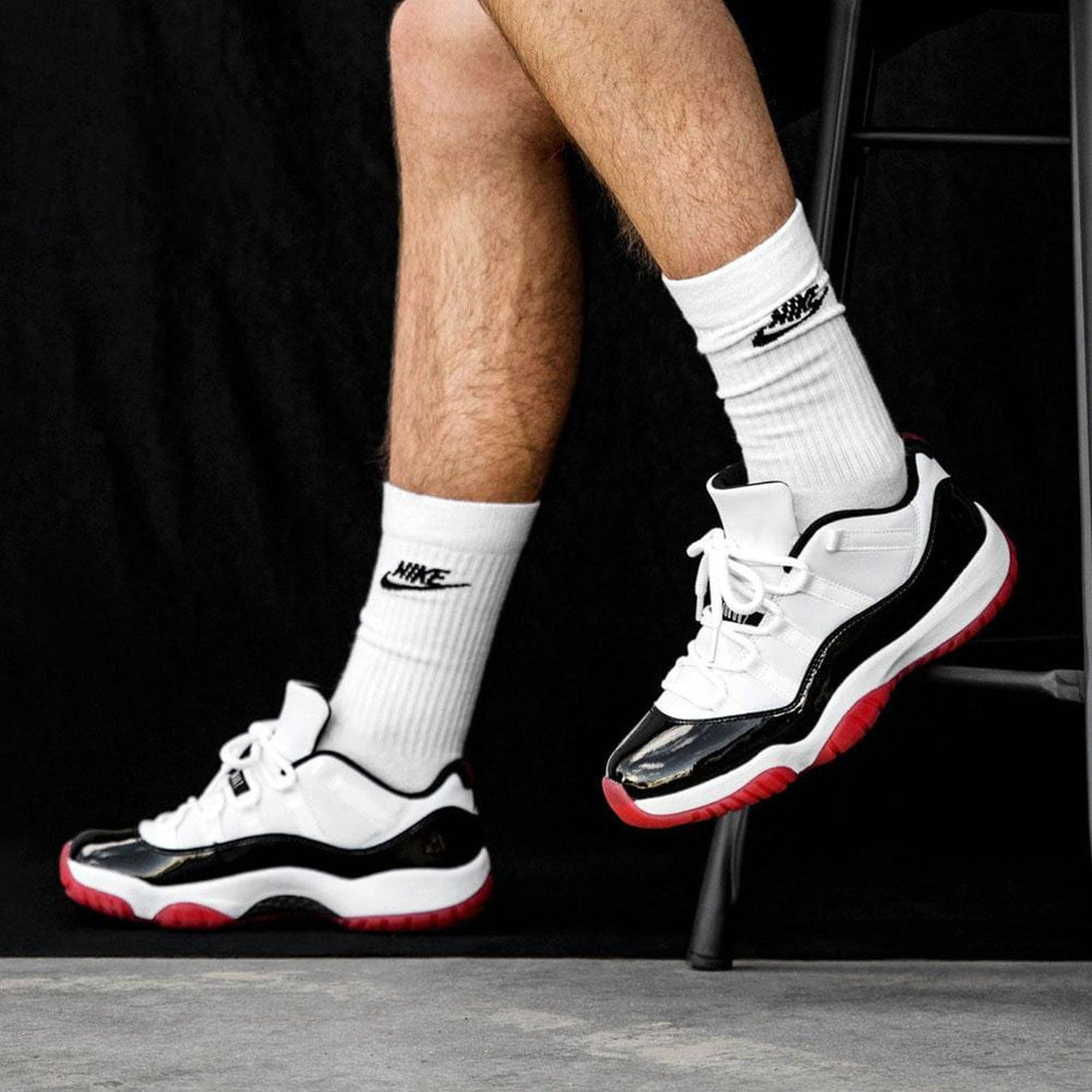 Air Jordan 11 Retro Low 'Concord-Bred'- Streetwear Fashion - lacezy.com