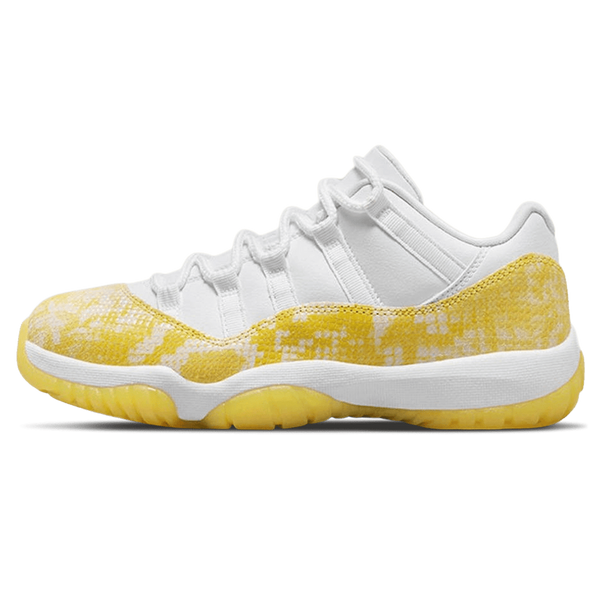 Air Jordan 11 Retro Low Wmns 'Yellow Snakeskin'- Streetwear Fashion - lacezy.com