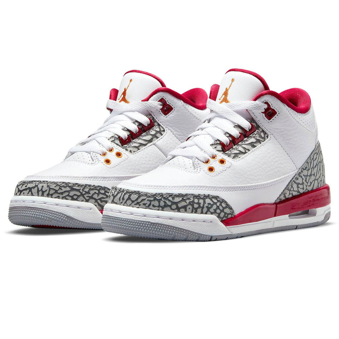 Air Jordan 3 Retro 'Cardinal Red'- Streetwear Fashion - lacezy.com