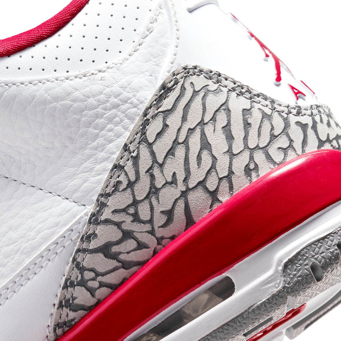 Air Jordan 3 Retro 'Cardinal Red'- Streetwear Fashion - lacezy.com