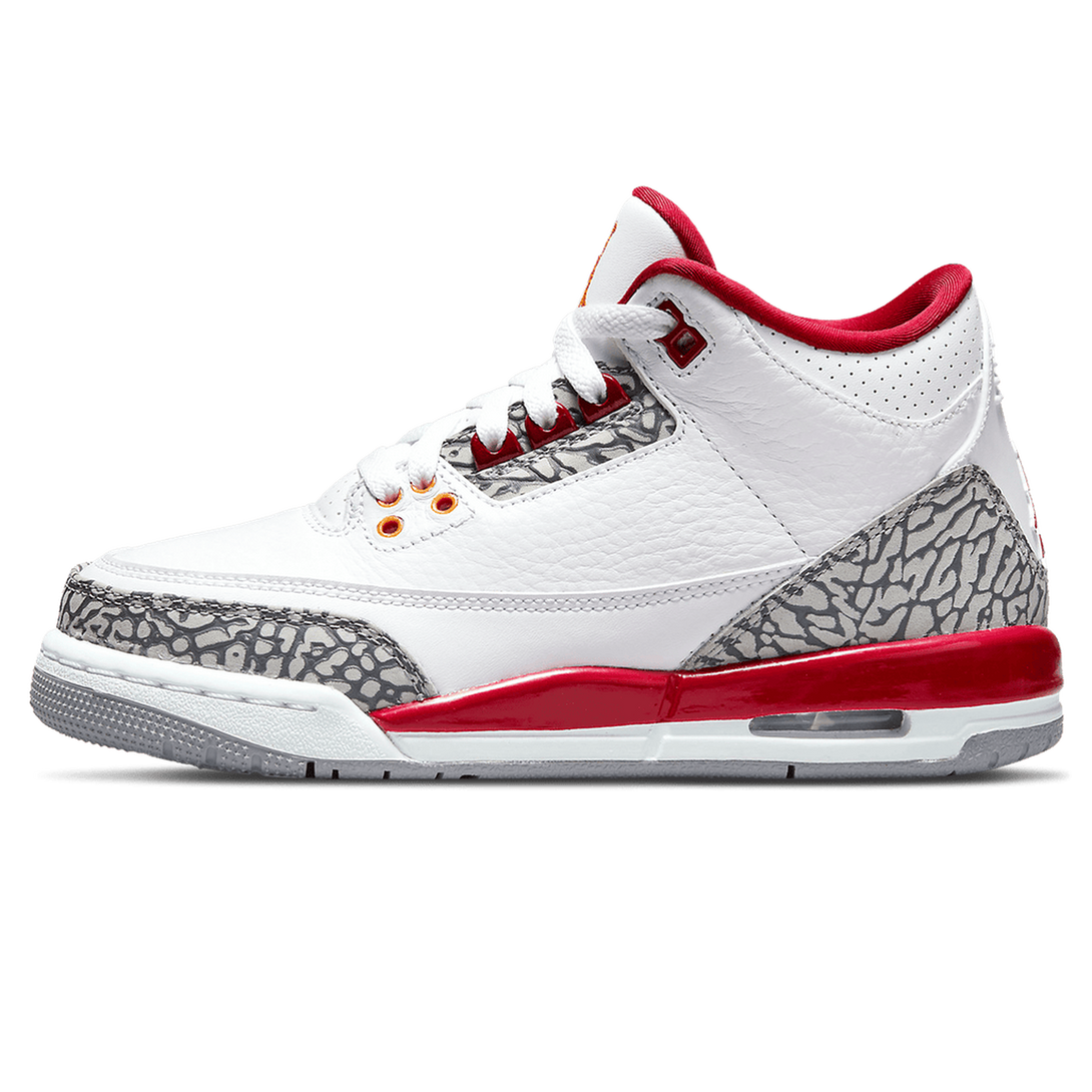 Air Jordan 3 Retro 'Cardinal Red'- Streetwear Fashion - lacezy.com