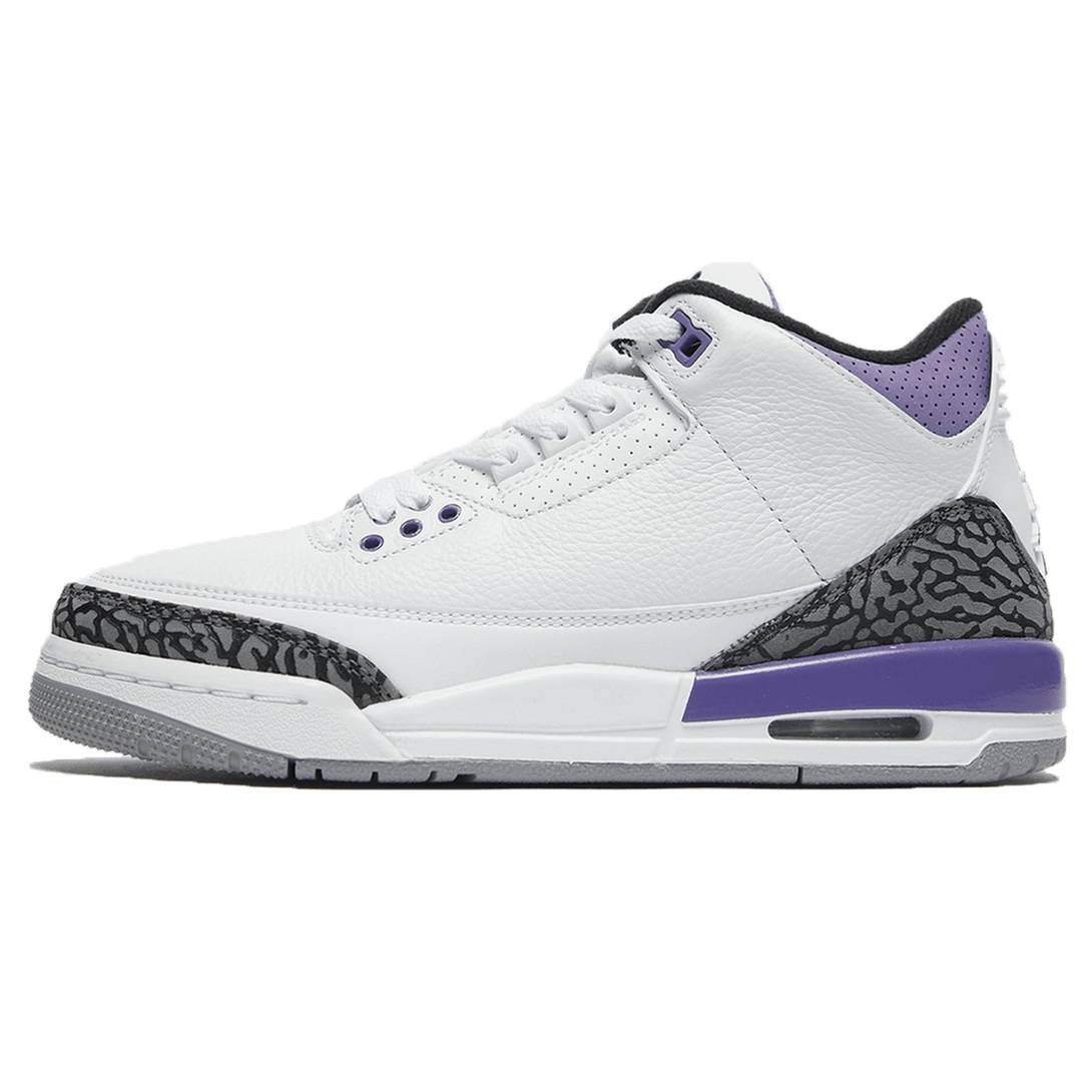 Air Jordan 3 Retro 'Dark Iris'- Streetwear Fashion - lacezy.com