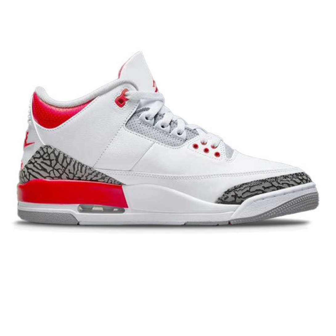 Air Jordan 3 Retro 'Fire Red'- Streetwear Fashion - lacezy.com