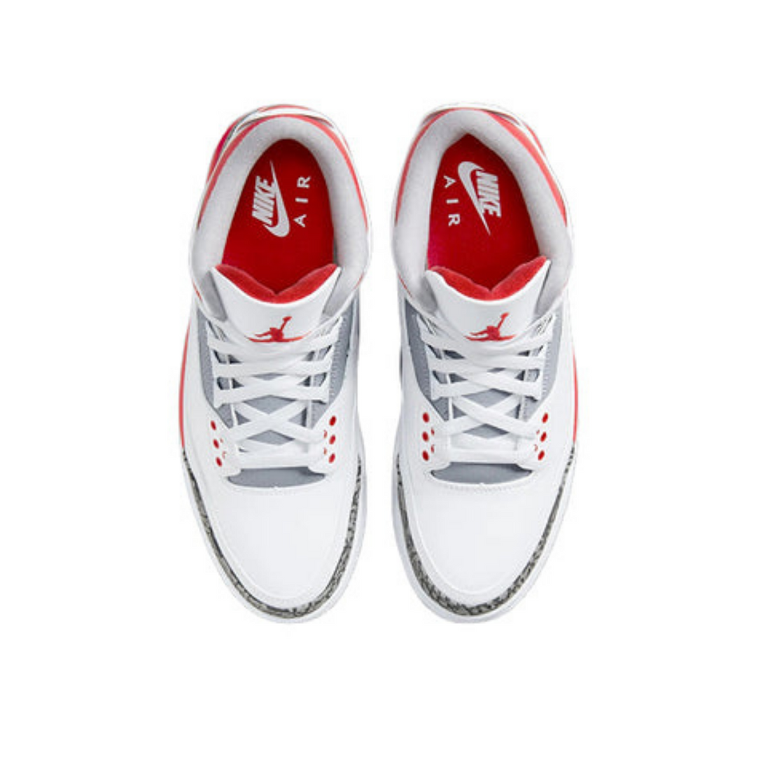 Air Jordan 3 Retro 'Fire Red'- Streetwear Fashion - lacezy.com