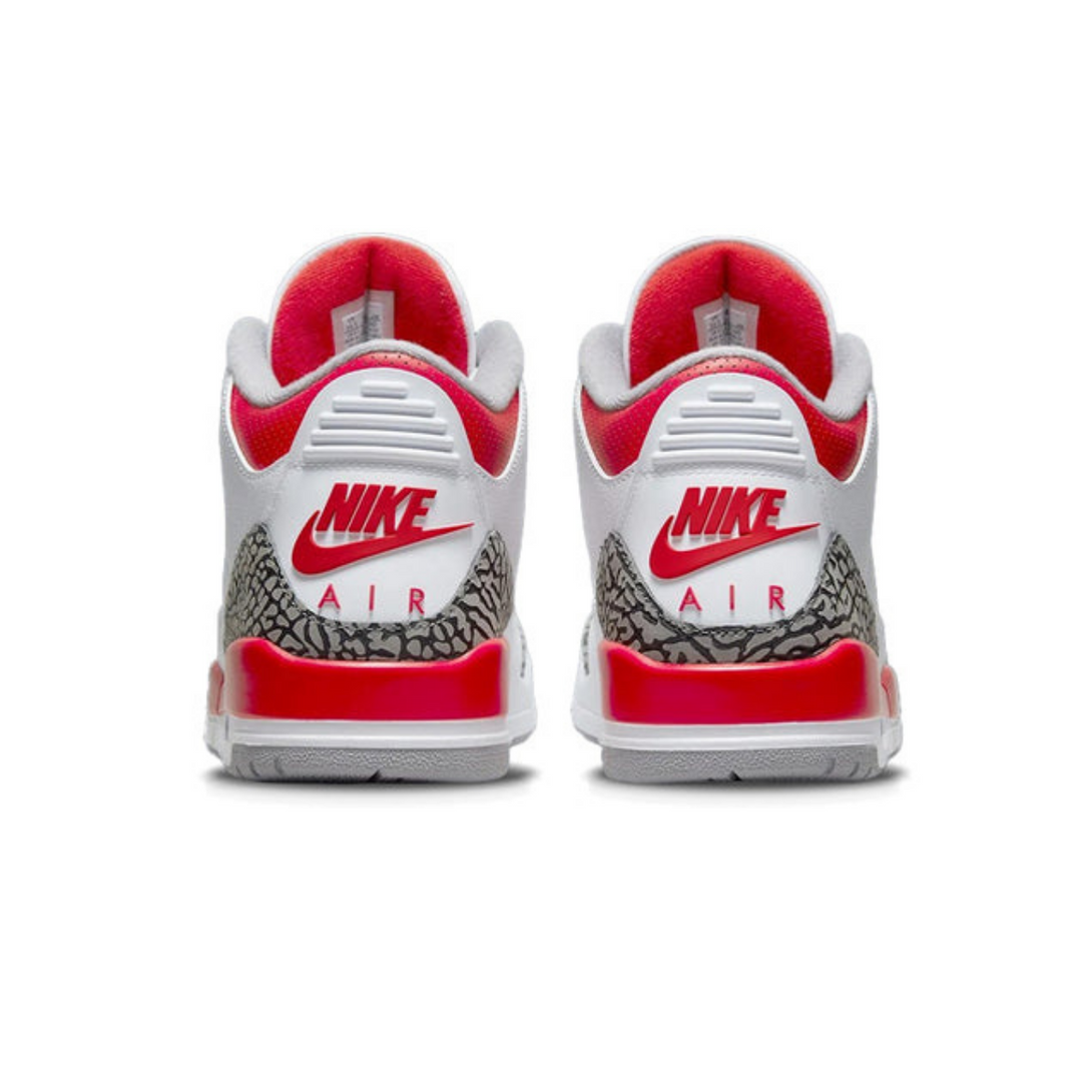 Air Jordan 3 Retro 'Fire Red'- Streetwear Fashion - lacezy.com